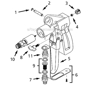Page A Diagram and Parts List for MP126103AJ  Campbell Hausfeld Paint Sprayer